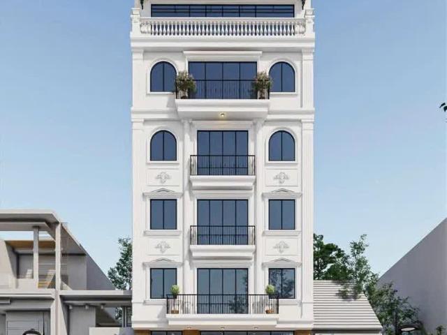 Bán toà nhà VP Nguyễn Chí Thanh 85m x 7 tầng thang máy, ôtô đỗ cửa, MT 8m