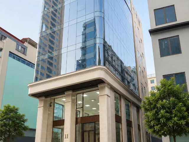 Bán tòa building khu Hoàng Quốc Việt, lô góc 2 mặt tiền, 10 tầng, 110m, chỉ 55 tỷ