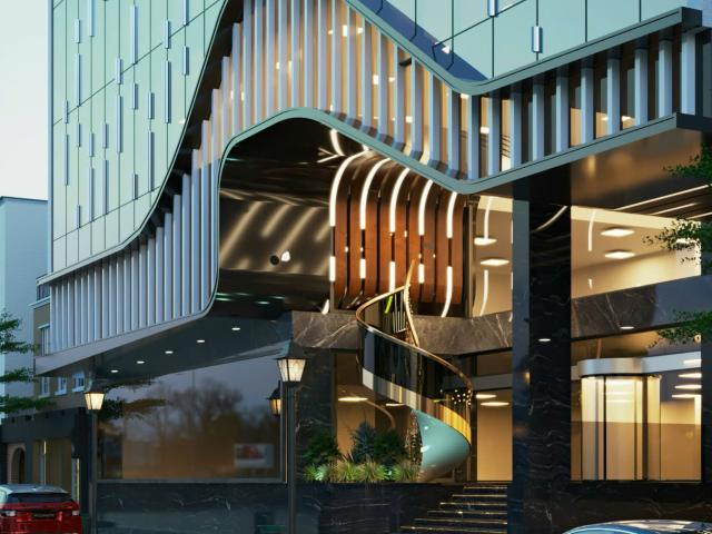 Bán toà văn phòng hạng a mp đại la 1050m2 12 tầng mặt tiền 23m giá 590 tỷ