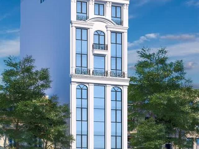 Bán toà Văn Phòng mặt phố Hoàng Ngân Dt 220m2* 9 tầng Mt 10m. Giá 109 tỷ