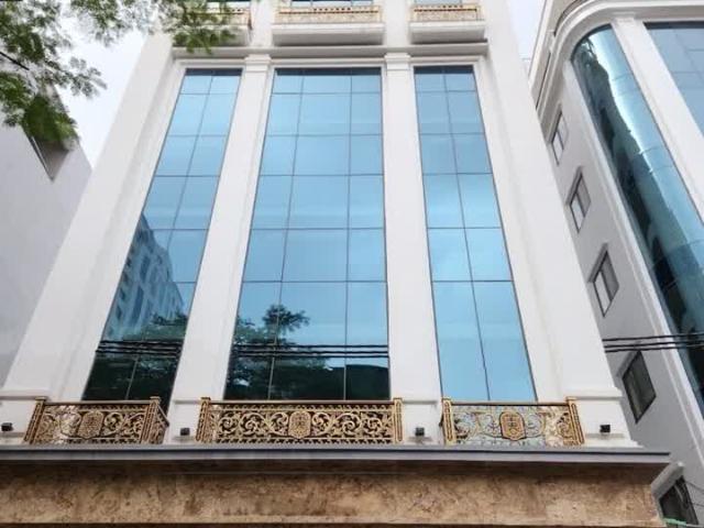 Bán tòa Văn phòng Mặt phố Nguyễn Phong Sắc 90m2 x 6T MT 6.5 Thang máy Sau nhà ngõ thông