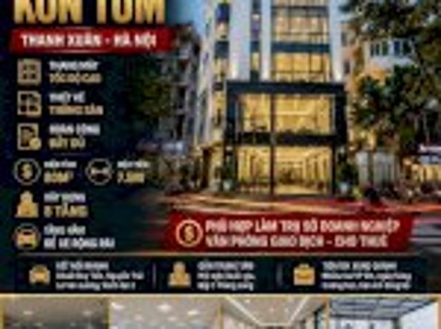 Bán Tòa Vp Mặt Phố Ngụy Như Kon Tum Thanh Xuân 80M2 8 Tầng Mt 7.5M 77.5 Tỷ