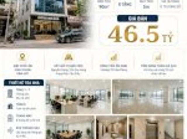 Bán Tòa Vp Mặt Phố Nguyễn Khang Cầu Giấy Dt70 Tr/Th 90M2 8 Tầng Mt 5M 46.5 Tỷ