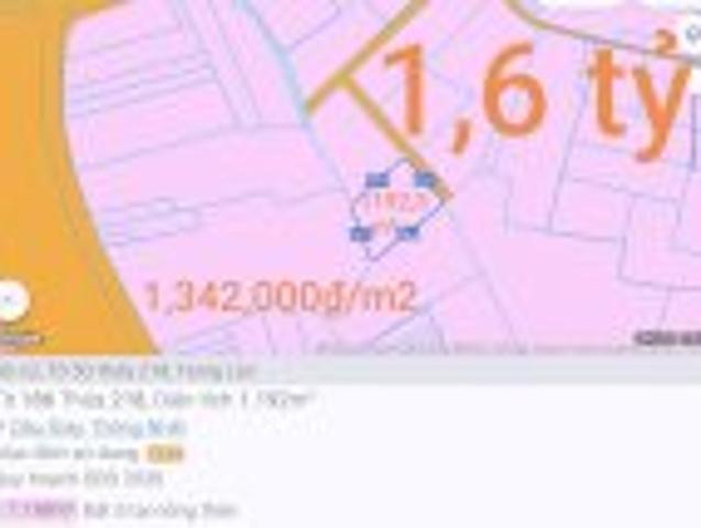 Bán Thu Hồi Vốn Lô Đất Trồng Cây Lâu Năm Giá 1,6 Tỷ