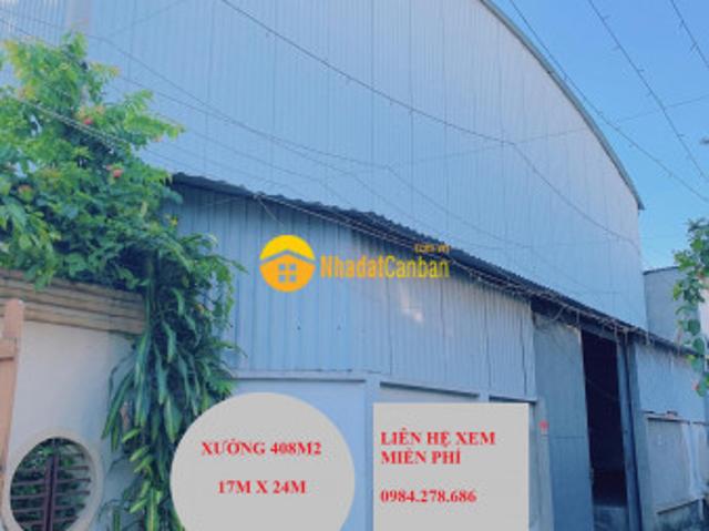 Bán xưởng quốc lộ 1a, bình tân, ngã tư gò mây, giá 12tỷ, dt 17x24