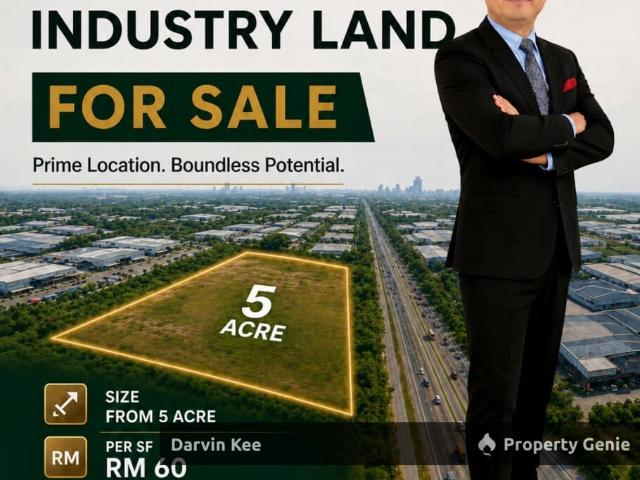 BANDAR ENSTEK MEDIUM INDUSTRIAL LAND FOR SALE
