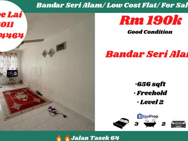 Bandar Seri Alam/ Low Cost Flat/ For Sale