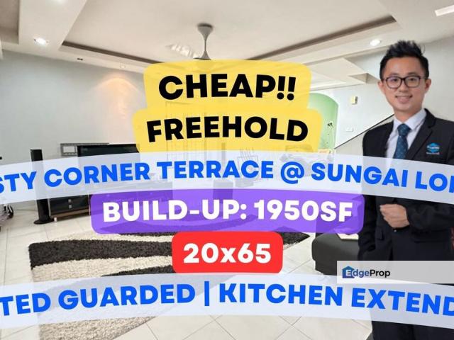 CHEAP 2 sty CORNER terrace at Sungai Long CHERAS for