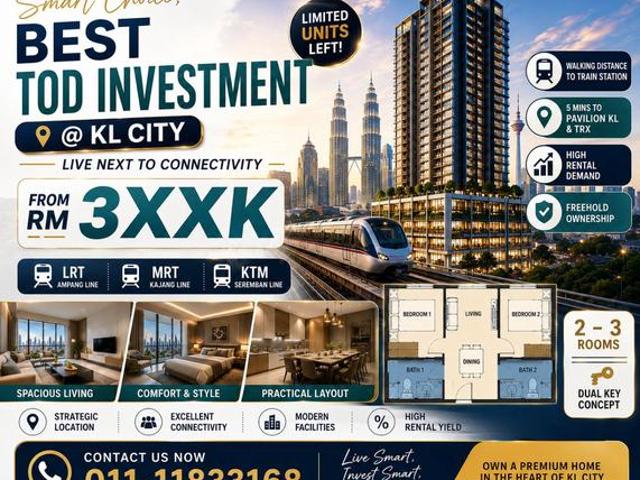 Bandar Tasik SelatanDirect MRTRumah Mampu Milik 23 Bilik