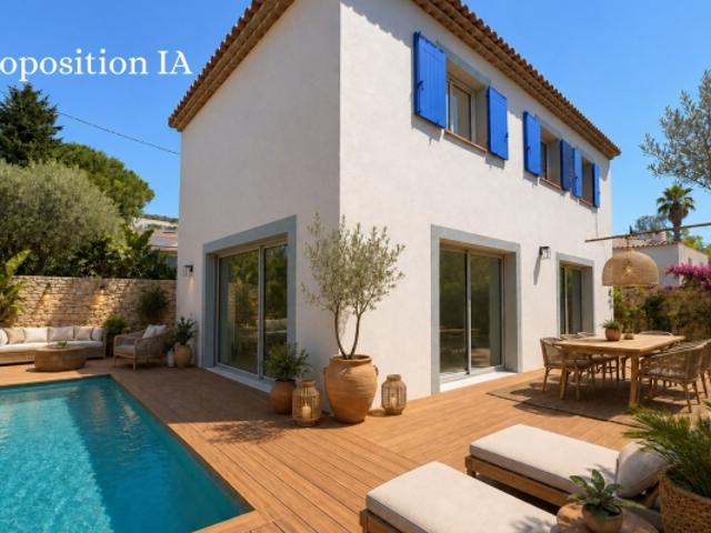 Bandol, secteur Escourche, maison de 4 chambres proche centre ville