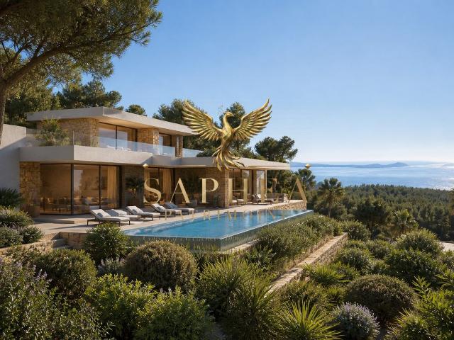 Bandol Vue mer Terrain avec projet de villa contemporain. 200m² Bandol