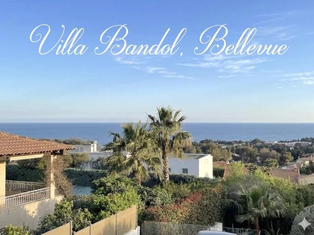 Bandol, vue mer pour cette villa de 145 m², 4 chambres + garage