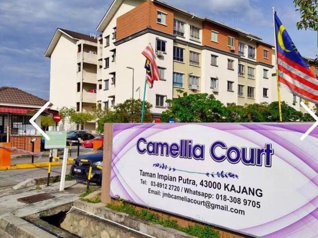 Bangi Taman putra Impian Apartment Camellia Court with lift