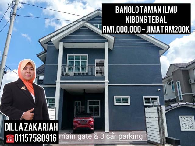 Banglo Cantik di Taman Ilmu 2 tingkat
