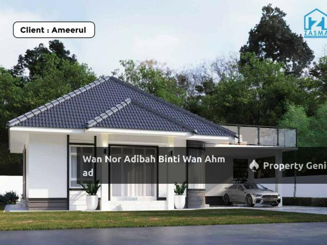 BANGLO BINA RUMAH ATAS TANAH SENDIRI BOLEH CUSTOM DESIGN