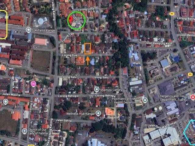 BANGLO KANGAR di GOLDEN TRIANGLE Padang Katong kangar perlis