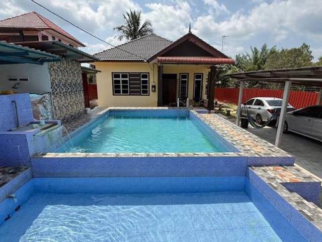 Banglo Mampu Milik Lengkap Private Pool di Saujana Setiu