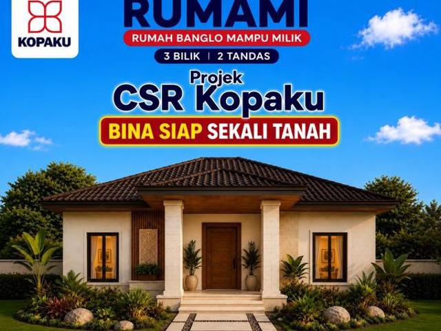 BANGLO RUMAMI PINGGIR KOTA BHARU Di KIAT WAKAF BARU