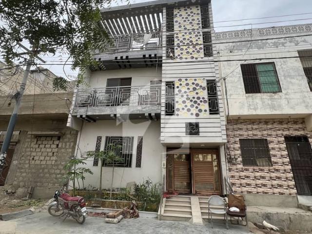 Bank loan Applicable 80 Sq Yrd G+1 Luxury House Available for Sell in Diamond City Scheme # 33