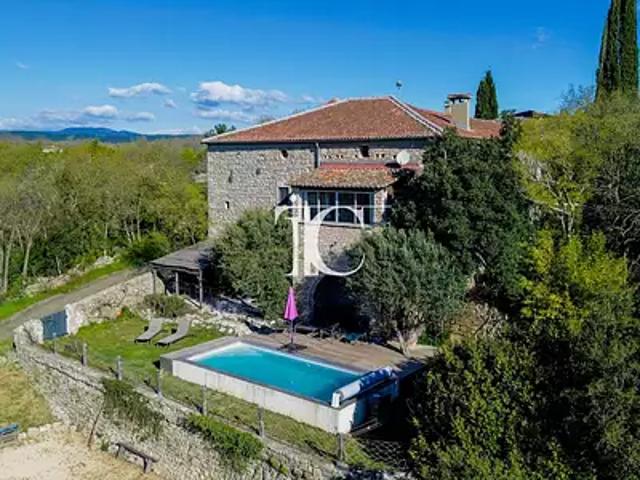 Banne 07460 Achat / Vente maison 8 pièces t8 piscine