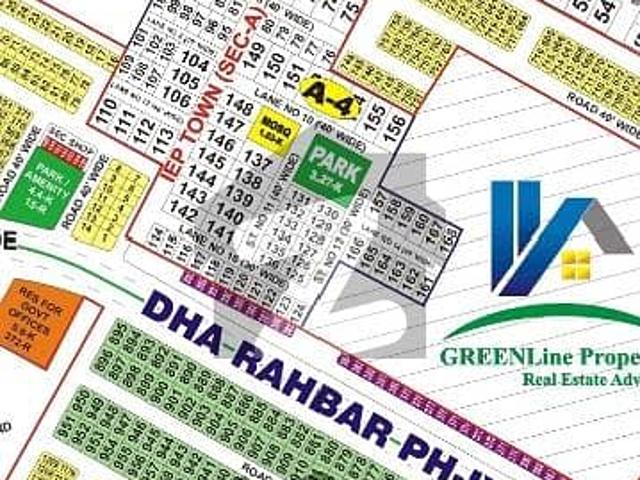 Facing park Plot For Sale