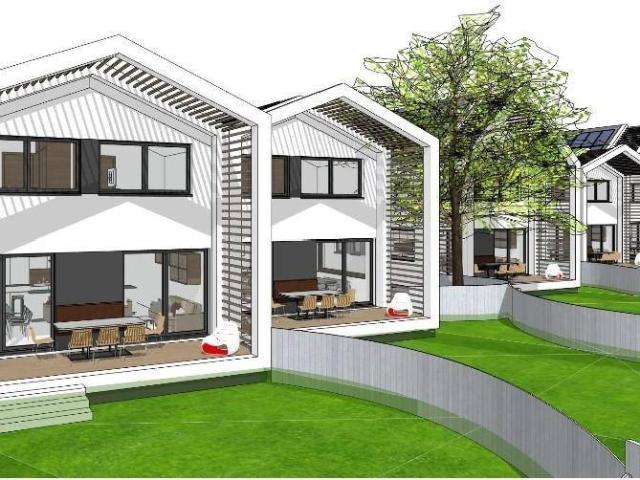 Bad Fischau: Neues Wohnbauprojekt! Top modernes, freistehendes Einfamilienhaus auf 3 Etagen in wunderschöner Lage