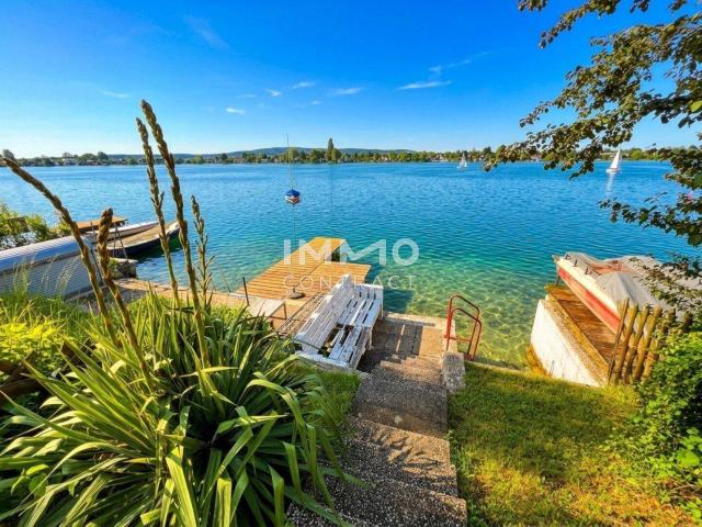 BADEHAUS mit PRIVATSTEG_Superädifikat am Neufelder See I > Uferparzelle   NEUE PREISGESTALTUNG!