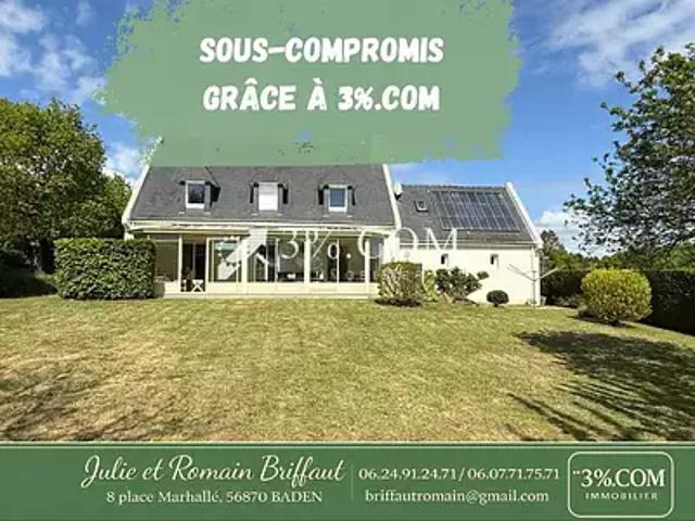 Baden 56870 Achat / Vente maison 6 pièces t6