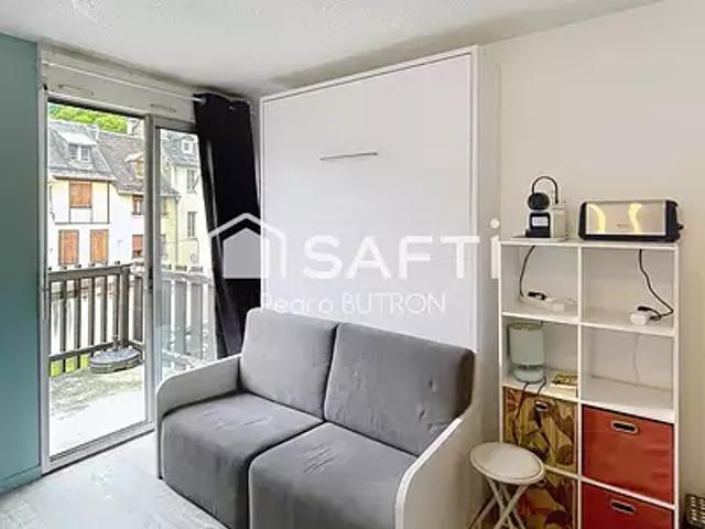 Bagnères de Luchon 31110 Achat / Vente appartement 1 pièce t1 balcon parking