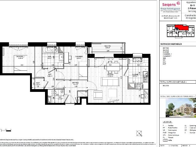 Bagnolet Location Appartement 93