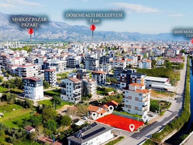 BAHÇEYAKA MERKEZ'DE TİCARİ 1 EMSAL 5 KATA İMARLI KÖŞE BAŞI ARSA