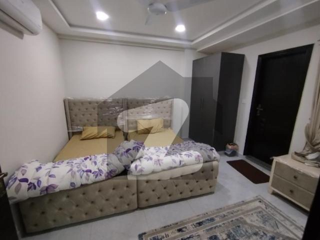 Bahria Enclave Sector C The Royal Mall & Residency Two Bedroom Furnished Apartment For Rent on Long term Family Building Close to Main Gate The Royal Mall and Residency