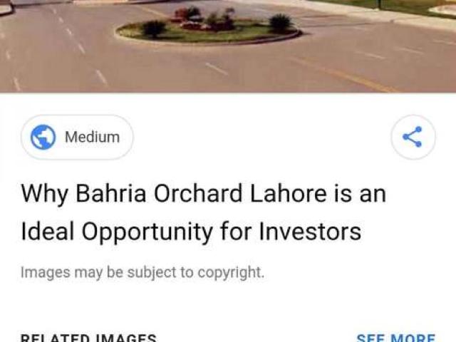 Bahria phase 2 block f Lahore Bahria Orchard ID 07000
