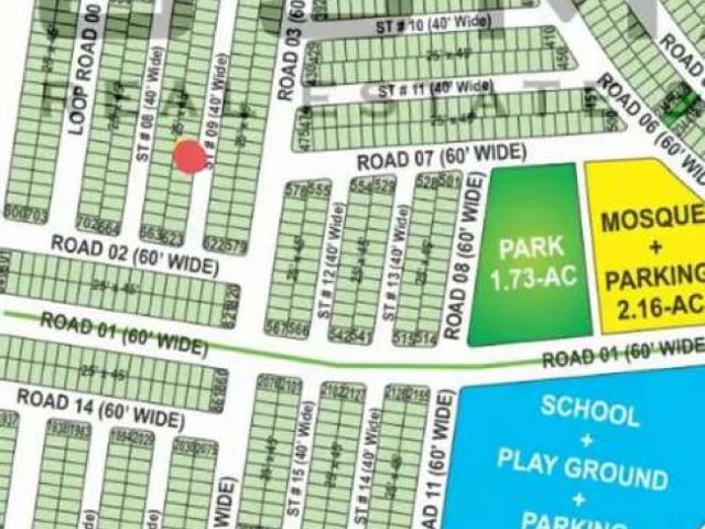Bahria town general plot for sale P. 15B Karachi Gulshan E Iqbal Block 4 ID 26684