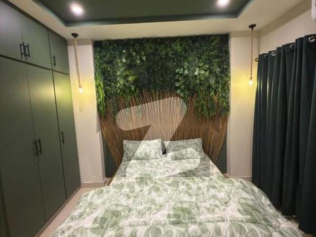 Bahria Town phase 8 Business District 1 Bed luxury Furnished flat for Rent Bahria Town Phase 8