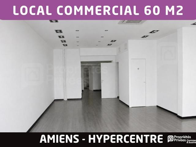 Bail à céder Local 60 m2 Emplacement n°1 rue piétonne Amiens hypercentre
