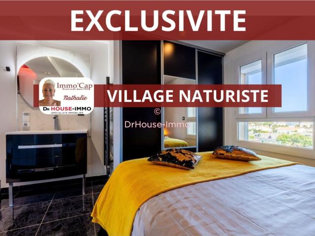 BAISSE DE PRIX IMMO'CAP NATHALIE AU VILLAGE NATURISTE APPARTEMENT COURSIVES RENOVE ORIENTE SUD OUEST PORT NATURE 5 IDEALEMENT SITUE AU CENTRE DES ACTIVITES VENDU AVEC SON PARKING