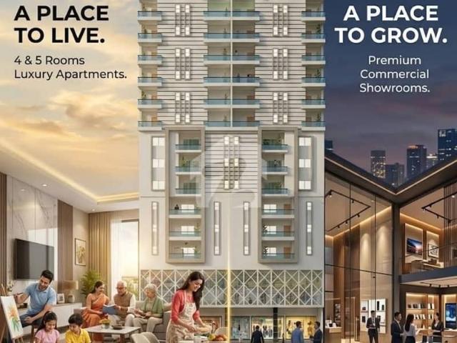 Balaj green 2 bed dd flat available for sale gulistan e johar block 12