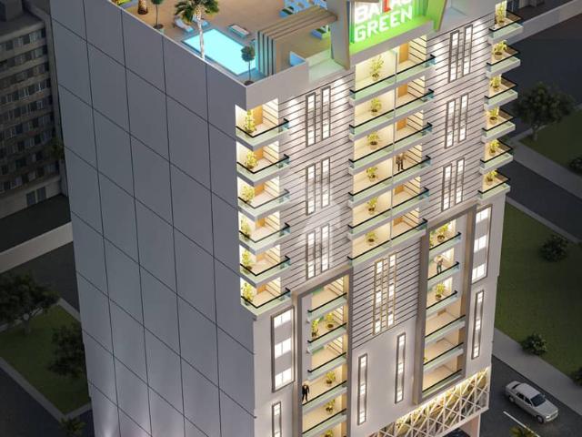 Balaj green 3 bed dd flat available for sale gulistan e johar block 12