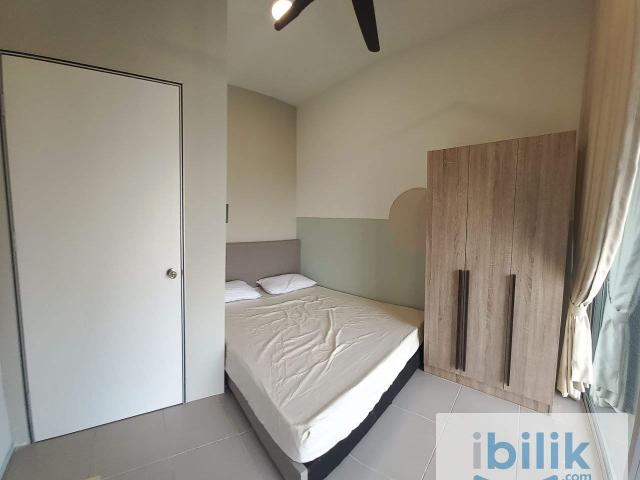 BALCONY Room @ RESIDENSI METRO KEPONG, Fully Furnished with Internet & Cleaning 850m to MRT Metro Prima