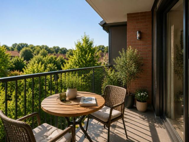 BALCON plein ciel de 12 m² * T2 lumineux en lisière de forêt – PARKING inclus
