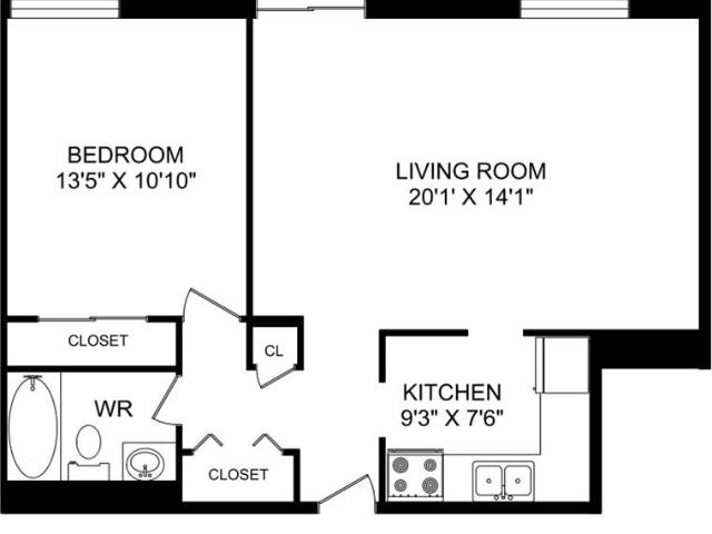 Balfour Square 1 Bedroom Apartment for Rent at 50 Rosehill Ave, Toronto, ON M4T 1G6 Deer Park