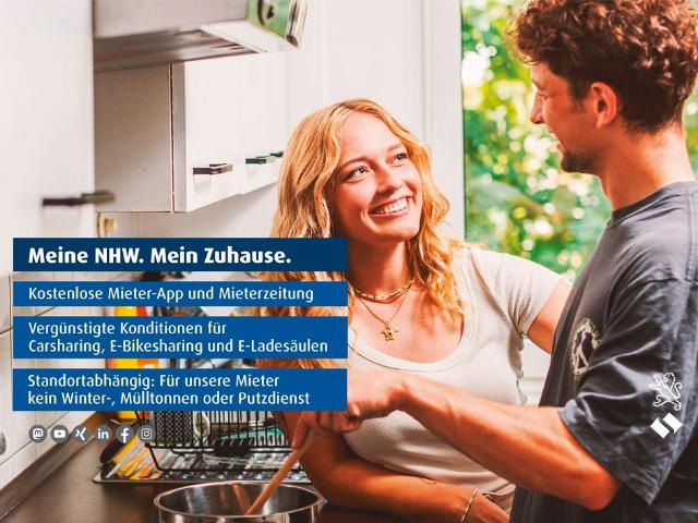 Balkonwohnung für Singles oder Paare!