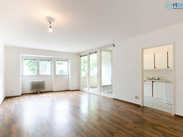 BALKON + LOGGIA + 2 ZIMMERWOHNUNG + GARTENBENÜTZUNG + GARAGE derzeit vermietet