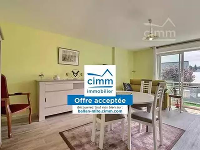 Ballan Miré 37510 Achat / Vente appartement 3 pièces t3