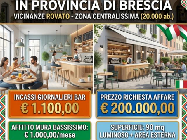 Bar Caffetteria Tavola Fredda vicinanze Rovato rif. BAR540