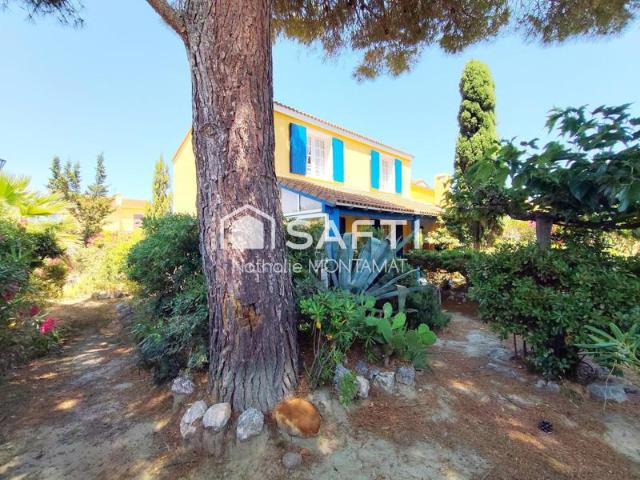 Barcares village, 500m de la plage, villa 3 faces