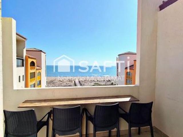 BARCARES, face Mer, Superbe T3 de 37m² avec loggia