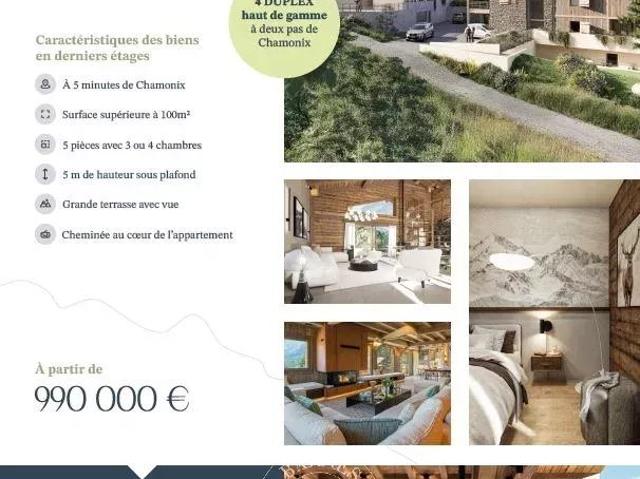 Barnes Chamonix Programme Neuf Appartement Trois Chamb. 111m² Les Houches