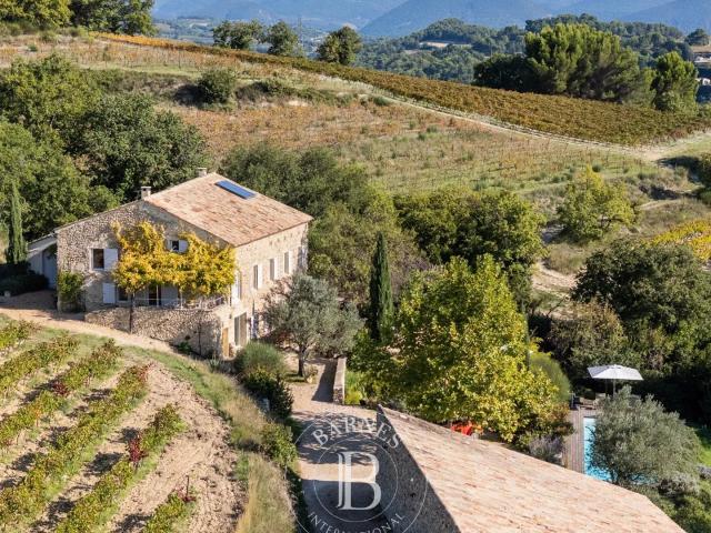 Barnes Magnifique propriété en position dominante avec pis. m² Vaison la Romaine